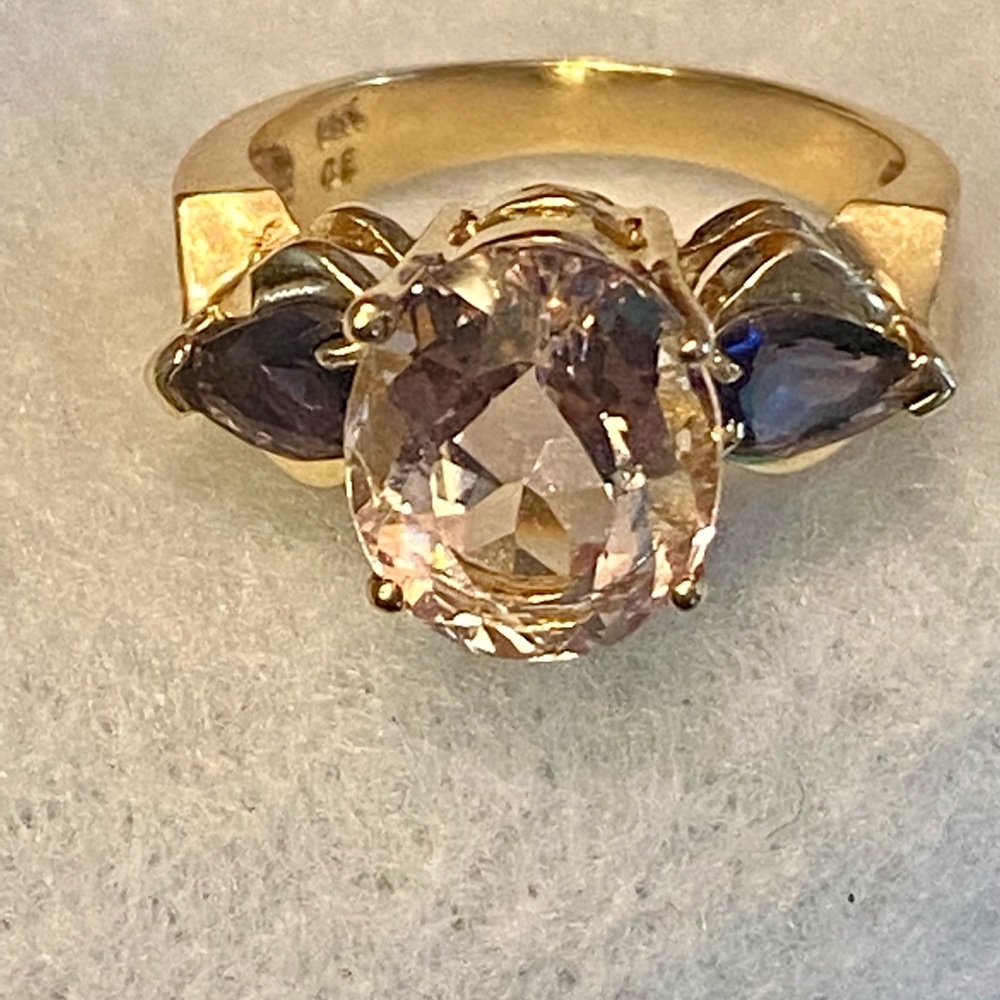 Morganite ring - Picture 7 of 10